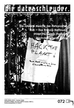 [Datenschleuder 72]